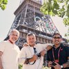 7 Foto Gading Marten Menghadiri Olimpiade Paris 2024, Jadi Fotografer Dadakan di Menara Eiffel