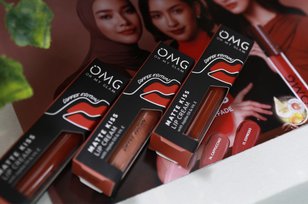 Selebrasi 1st Anniversary, OMG Luncurkan Special Coffee Edition Oh My Glam Matte Kiss Lip Cream #OMGNeverFade