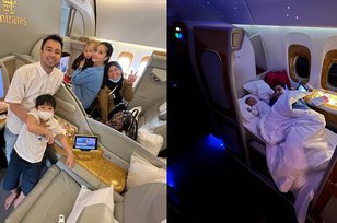 Potret Raffi Ahmad dan Nagita Slavina di Pesawat Menuju Roma, Naik Kelas Bisnis yang Terlihat Mewah Banget