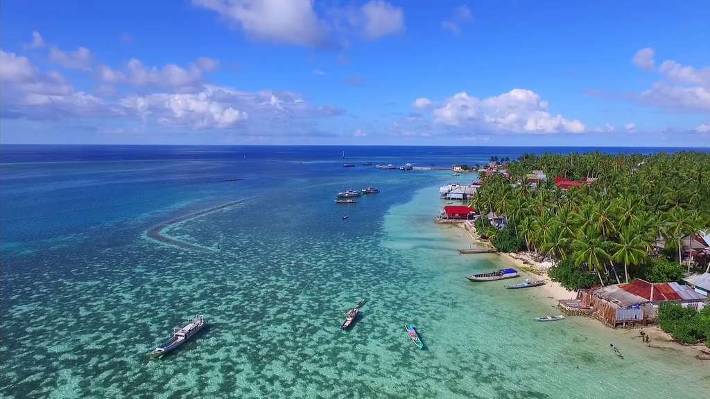 Ilustrasi Pantai Wakatobi