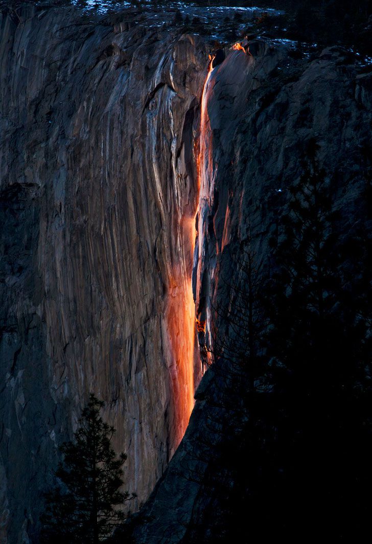 Air Terjun Api, Taman Nasional Yosemite