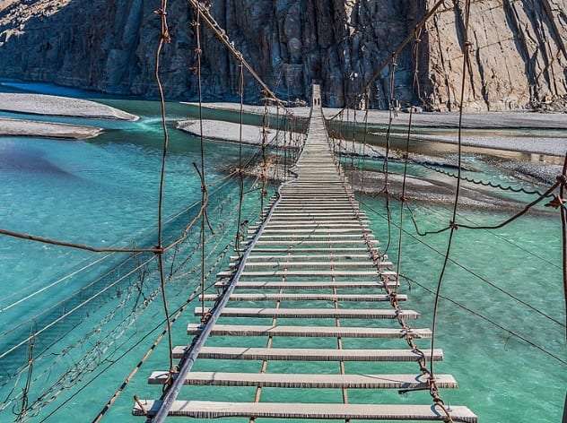 Hussaini Hanging Bridge, Pakistan