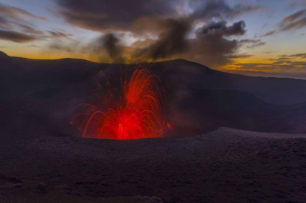 Crater of Mount Yasur - Tanna Island, Vanuatu