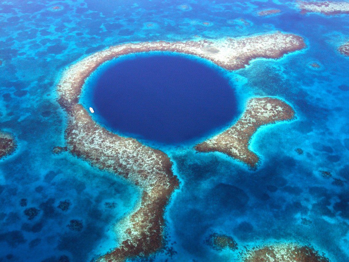Great Blue Hole - The Belize Barrier Reef