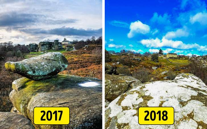 Brimham Rocks, Inggris