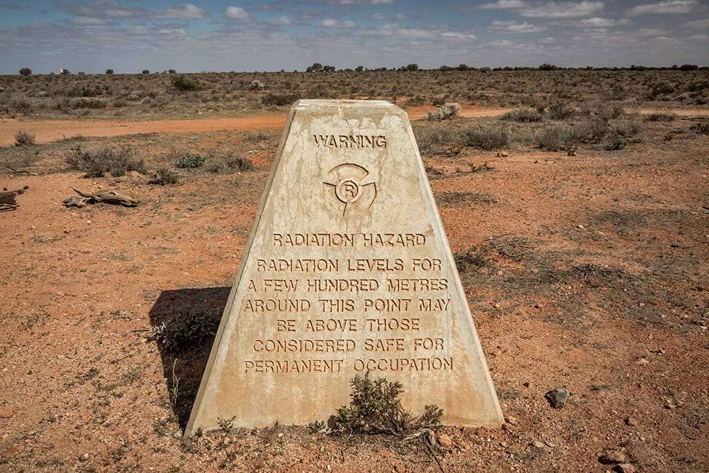 Situs Uji Coba Bom Nuklir, Maralinga, Australia Selatan