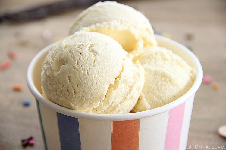 Ilustrasi Ice Cream Vanilla