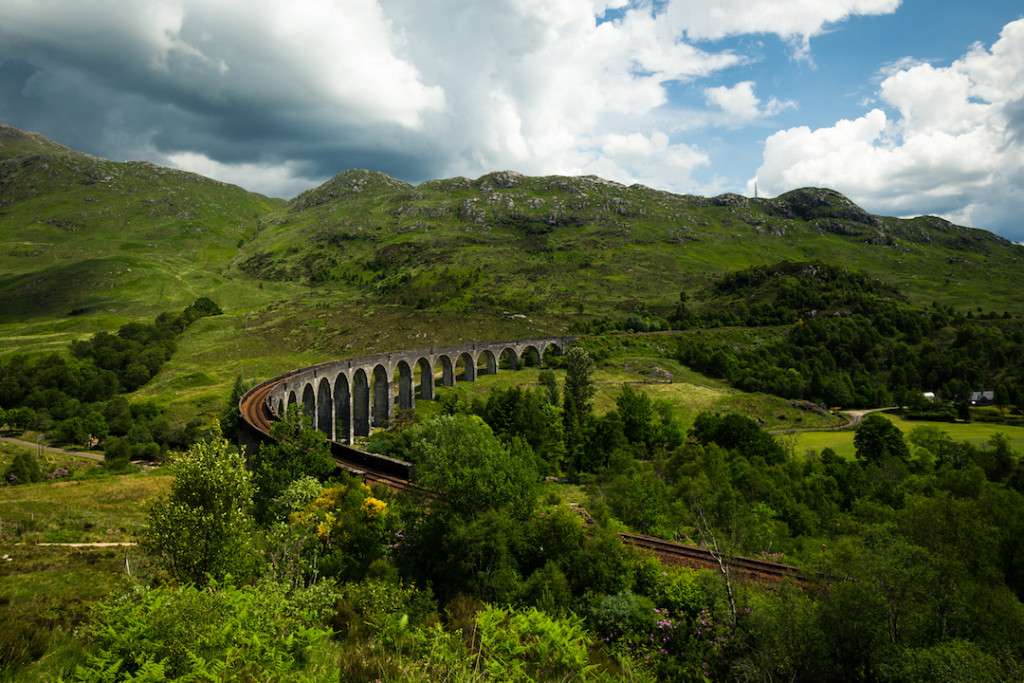 The Glenfinnan Viaduct & The Jacobite Steam Train