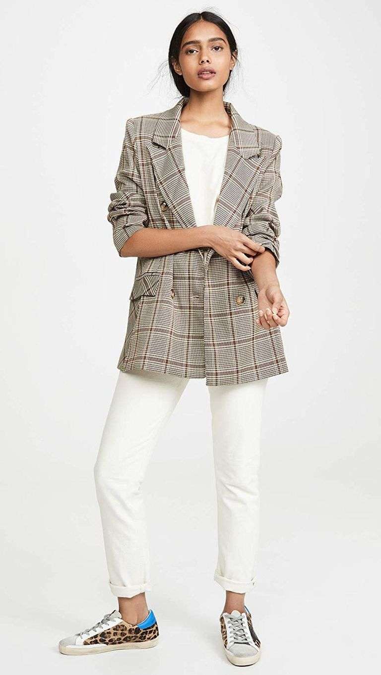 Plaid Blazer