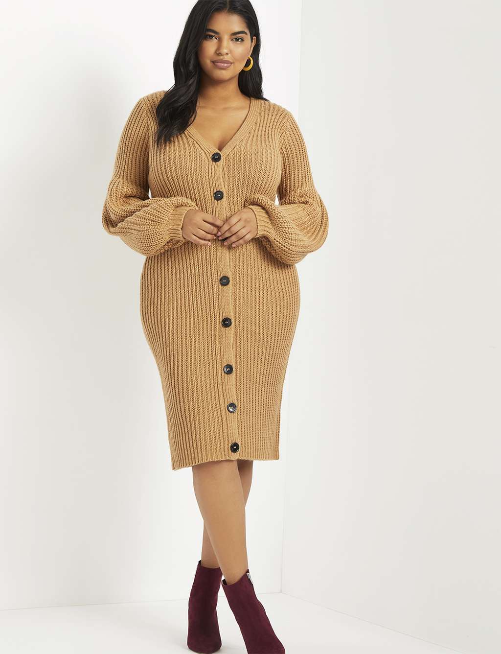 Cardigan Sweater Dress