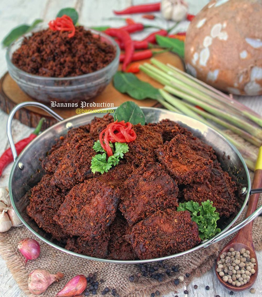 Ilustrasi Rendang Kering