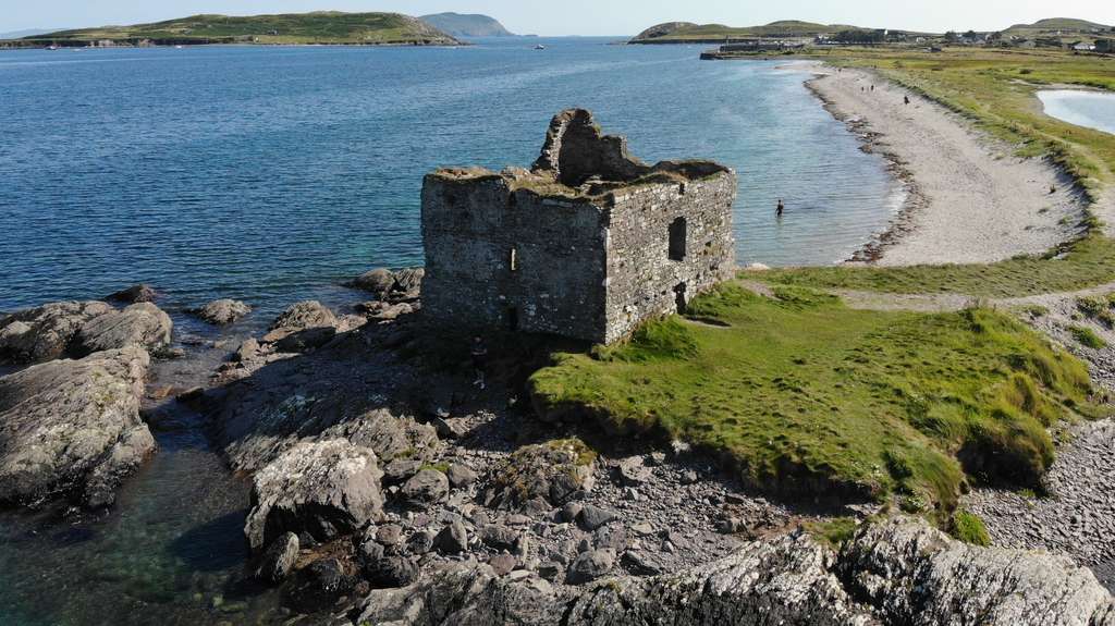 Kastil Ballinskelligs Irlandia