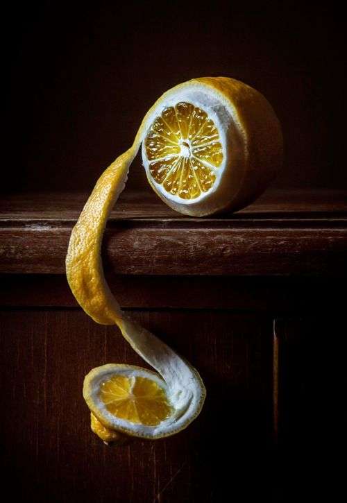 Ilustrasi Kulit Lemon