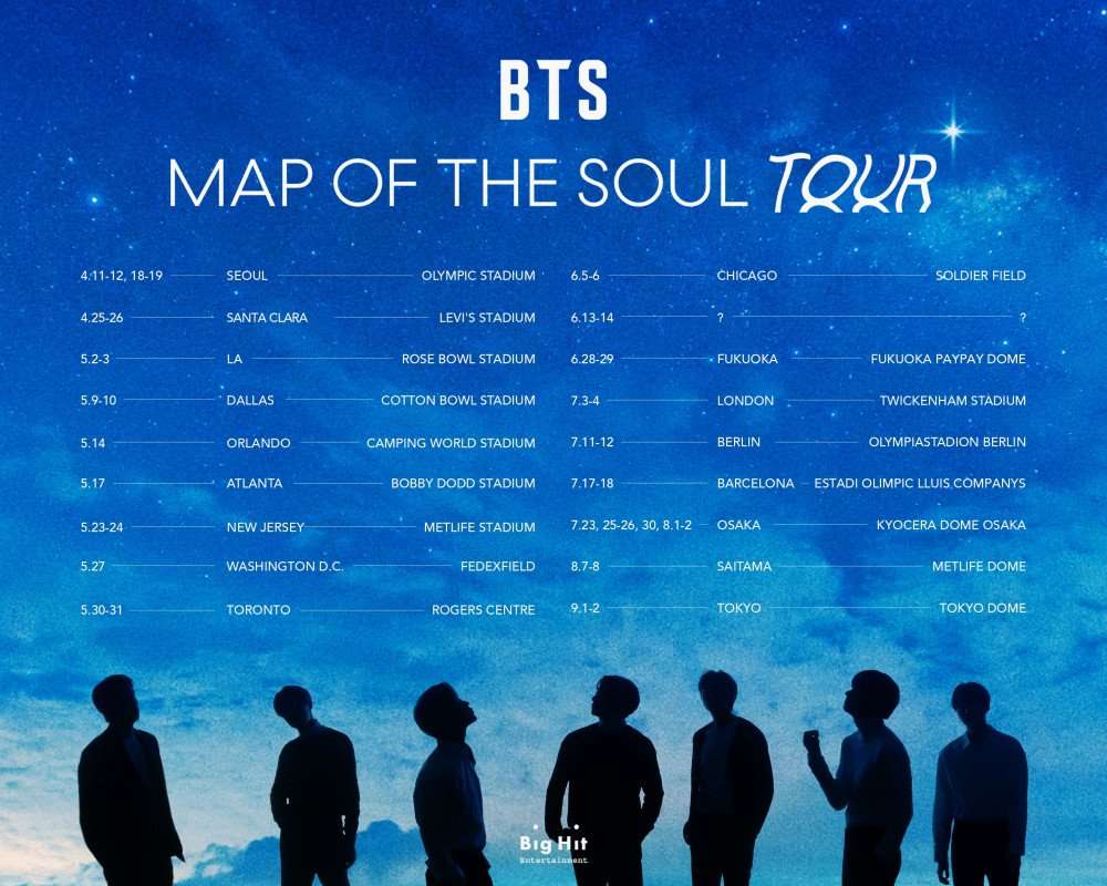 Jadwal Tur Dunia BTS