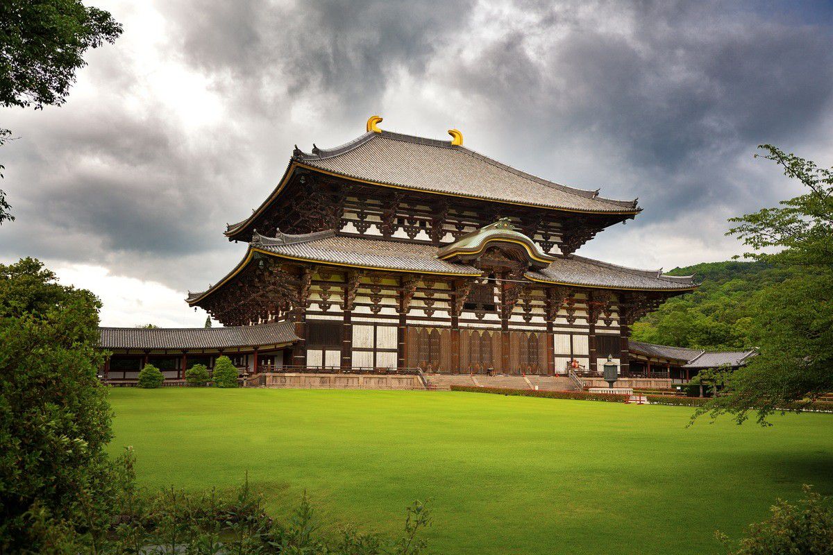 Ilustrasi Todaiji Nara Jepang