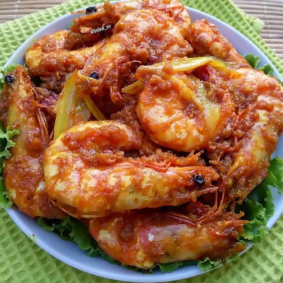 Ilustrasi Masakan Udang