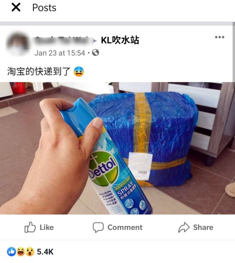 Paket dari China