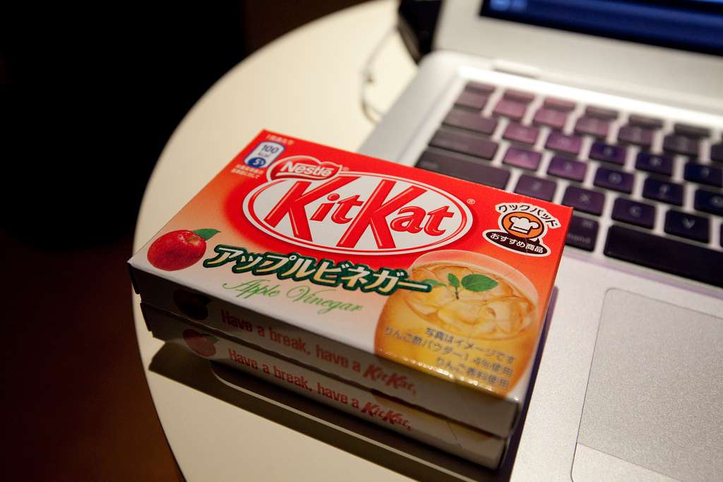 Kitkat cuka apel