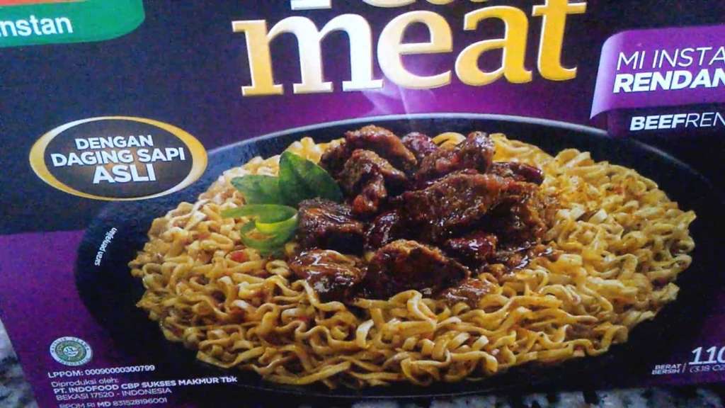 Indomie Real Meat Rendang