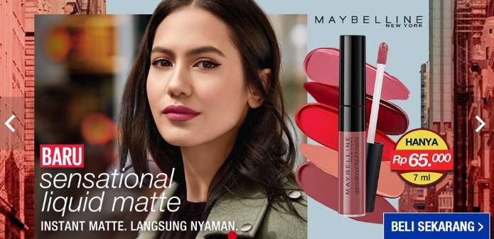 Ilustrasi Promo Maybelline