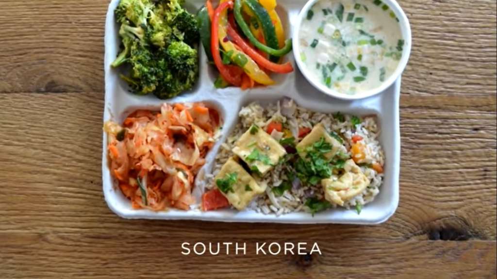 Menu Makan Siang Sekolah Korea Selatan