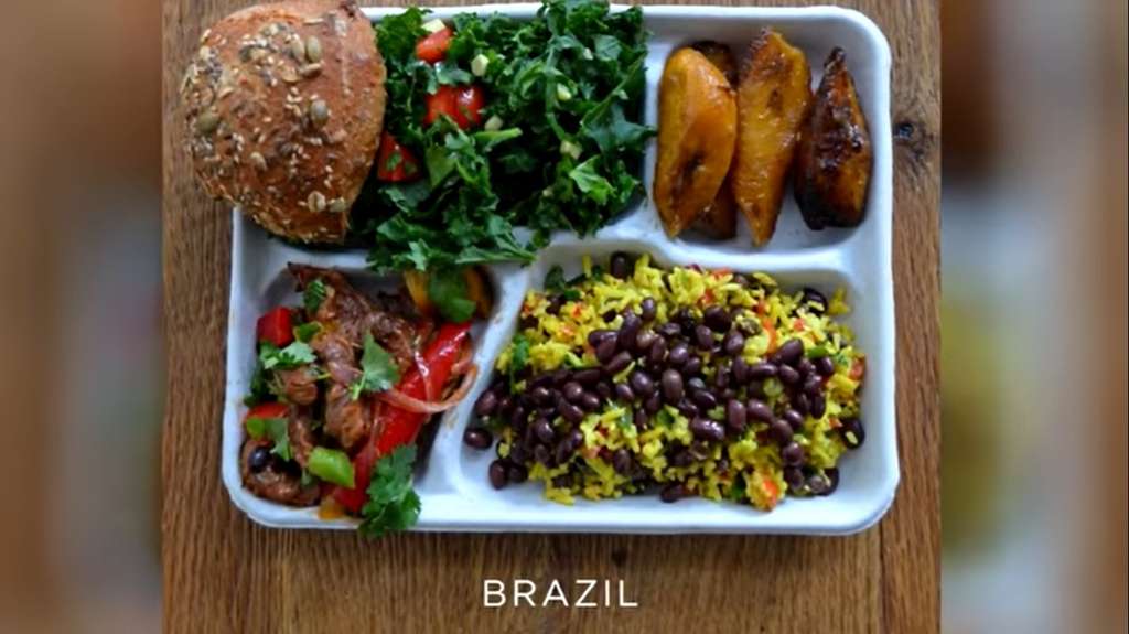 Menu Makan Siang Sekolah Brazil