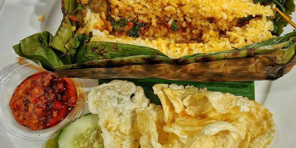 Ilustrasi Nasi Bakar Teri