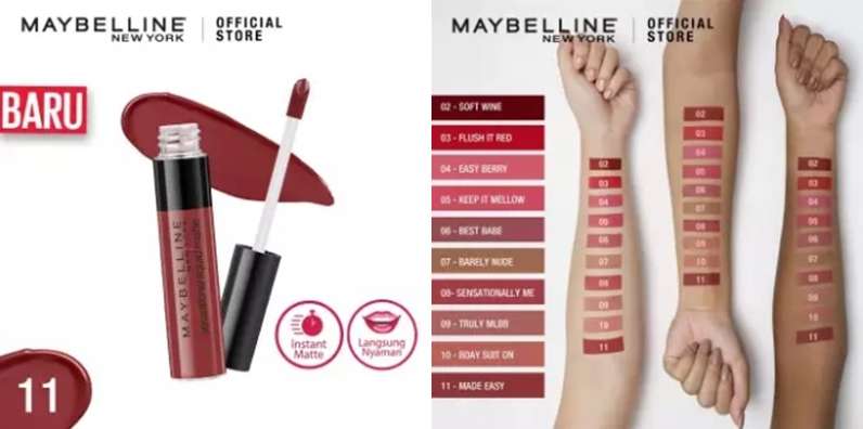 Ilustrasi Lipstik Maybelline