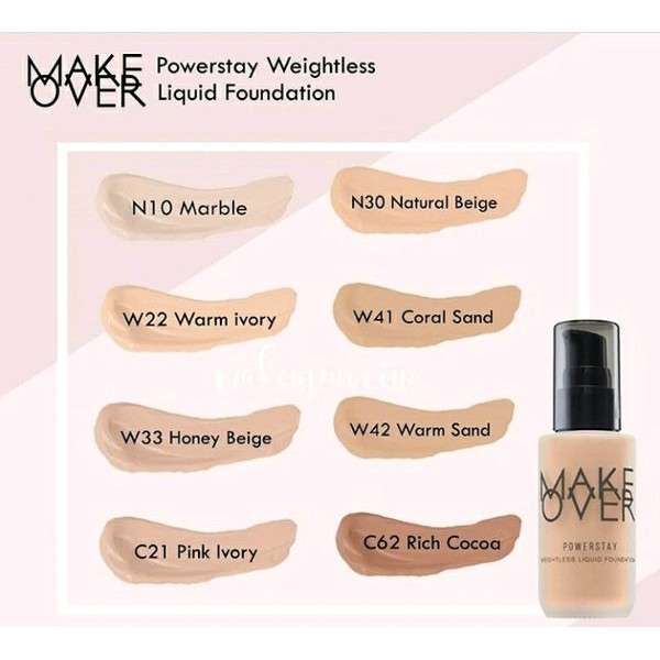 Ilustrasi Liquid Foundation Make Over