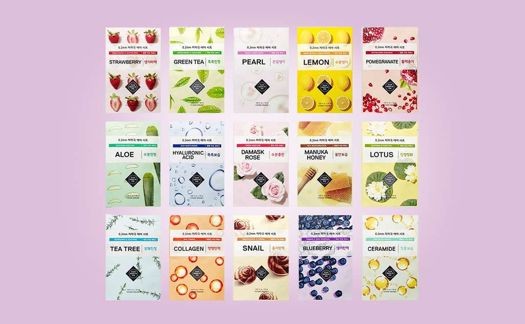 ilustrasi sheet mask