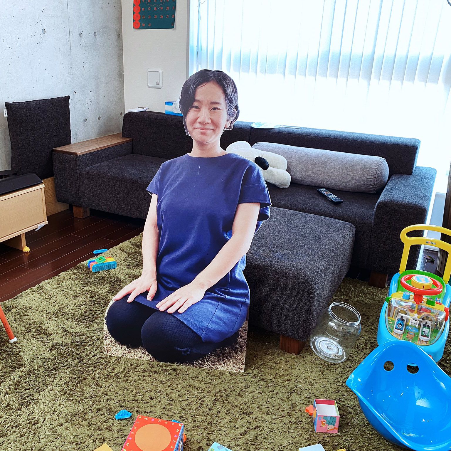 Ilustrasi Ibu dan Anak di Jepang