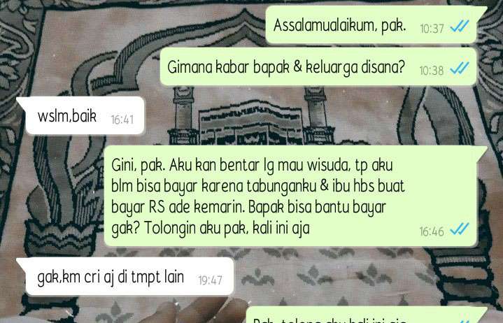 Ayah tega mengabaikan anak