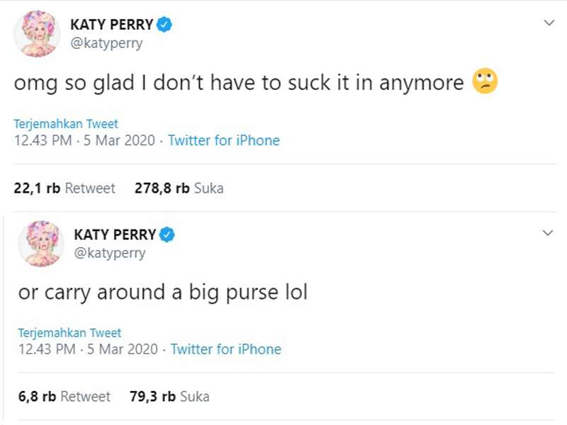 Tweet Katy Perry