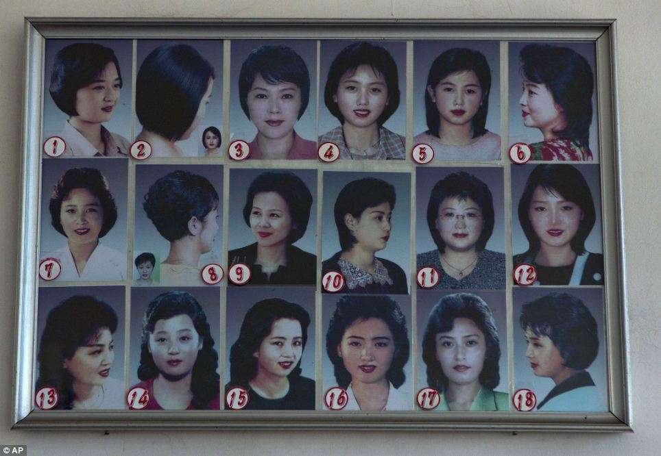 Model rambut wanita Korea Utara