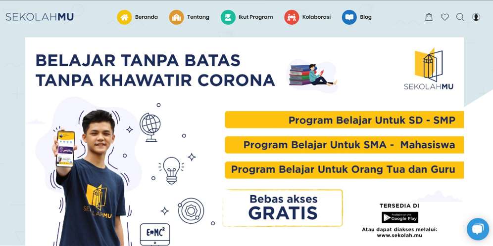 Platform belajar mandiri