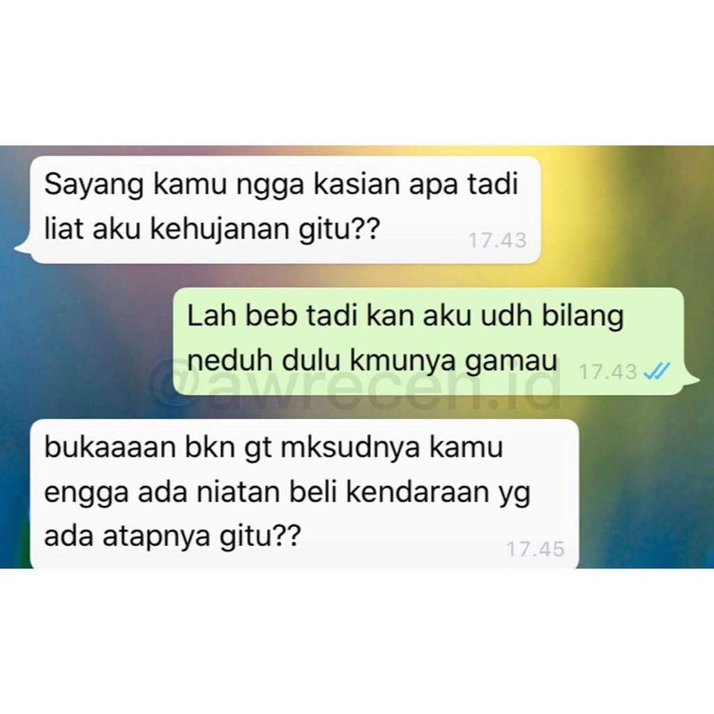 Deretan Chat Bikin Ngakak