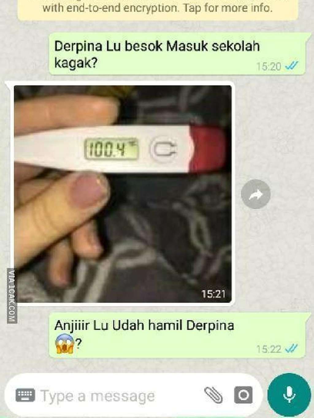 Deretan Chat Bikin Ngakak