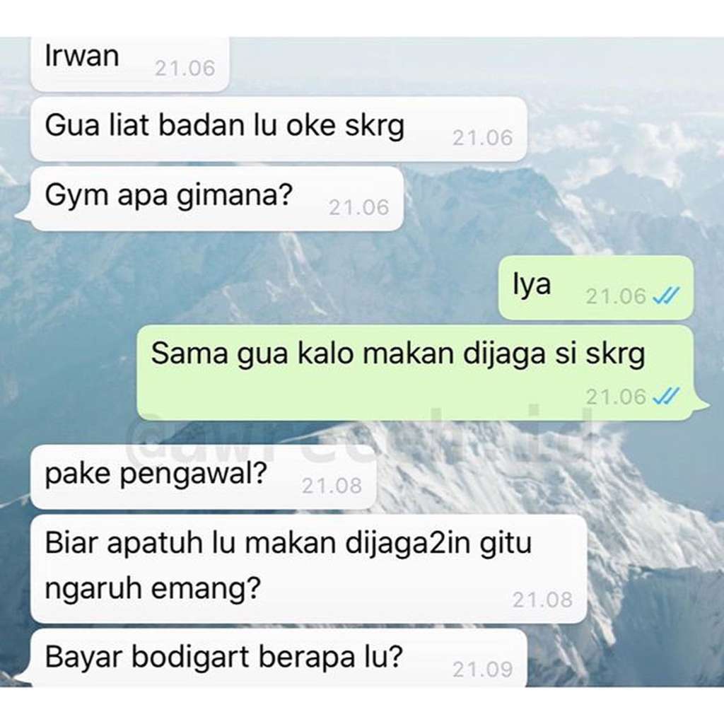 Deretan Chat Bikin Ngakak