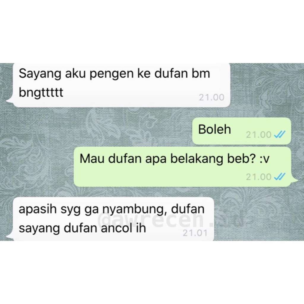 Deretan Chat Bikin Ngakak