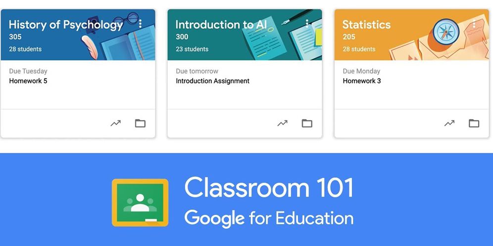 Ilustrasi Gambar Google Classroom