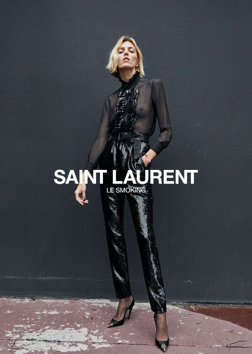 Ilustrasi Fashion Saint Laurent Paris