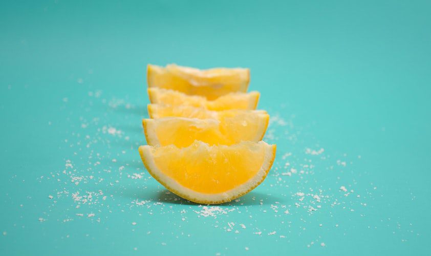 Ilustrasi Lemon dan Garam
