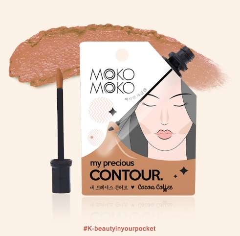 Ilustrasi Moko Moko My Precious Contour Cocoan Coffe