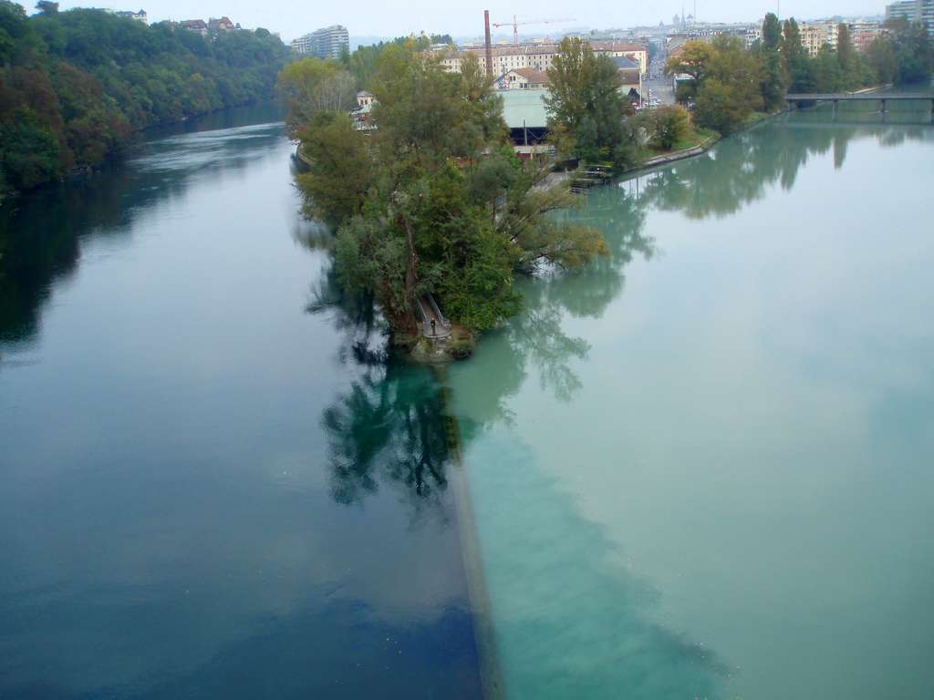 Sungai Rhone dan Arve