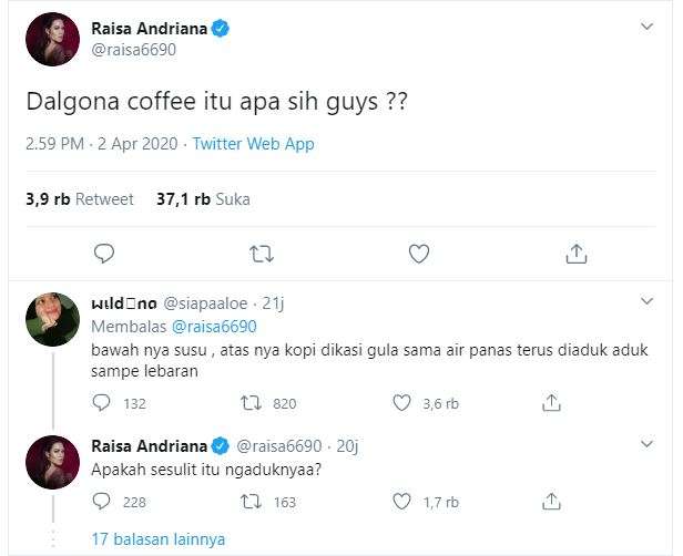 Tweet Raisa