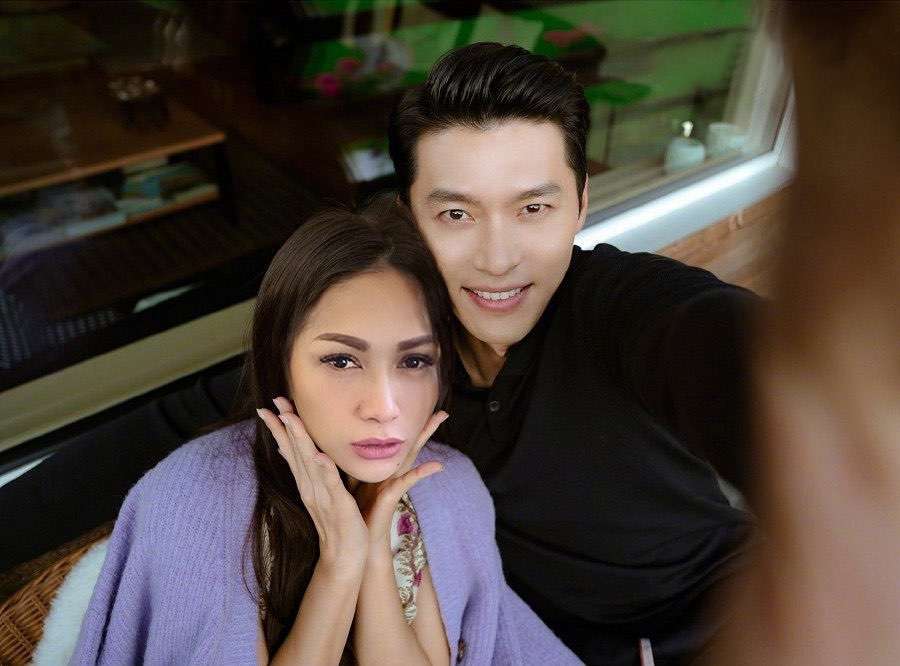 Foto Editan Artis bersama Hyun Bin