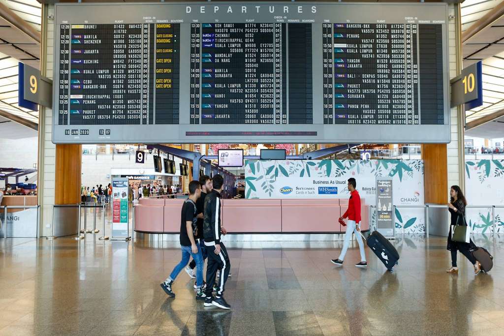 Ilustrasi Terminal 2 Bandara Changi Singapura