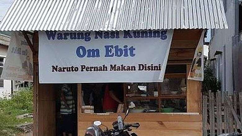 Ilustrasi Warung Kedatangan Naruto