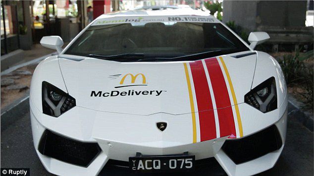 McDelivery Lamborghini