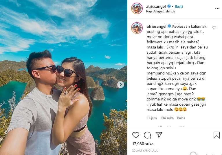 Komentar Atries Angel untuk Netizen Julid